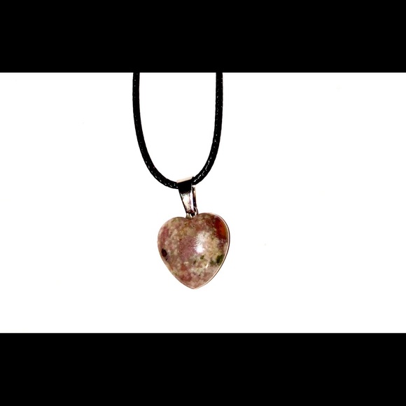 Jasper Heart Shape Necklace ♥️ - Picture 1 of 2